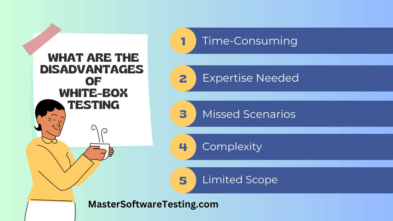 Disadvantages of White-Box Testing